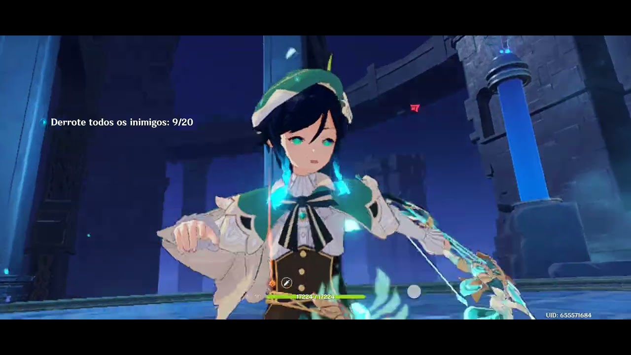 genshin impact testando Varka e Finn 