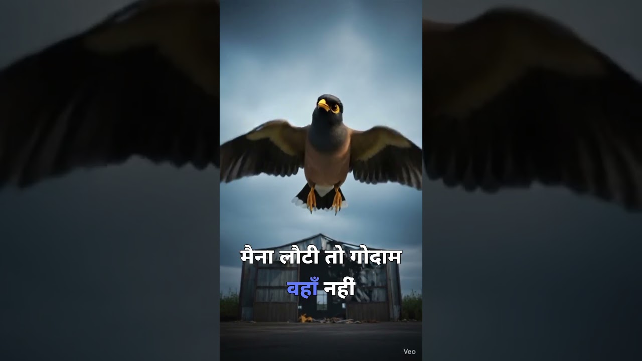 The story of a pigeon making a nest on the old godown 