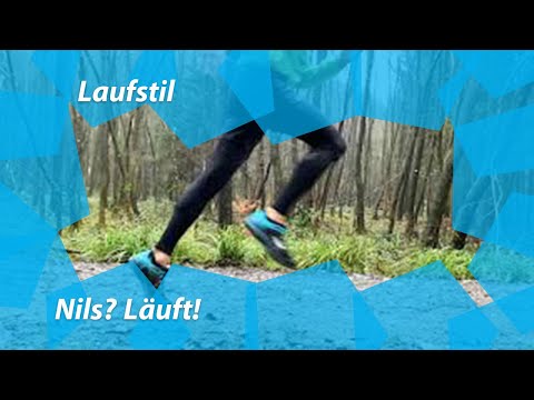 Laufstil bei einem schnellen Vorfußlauf - Nils läuft