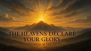 The Heavens Declare Your Glory (Inspired by Psalm 19) [ Lyric Video]