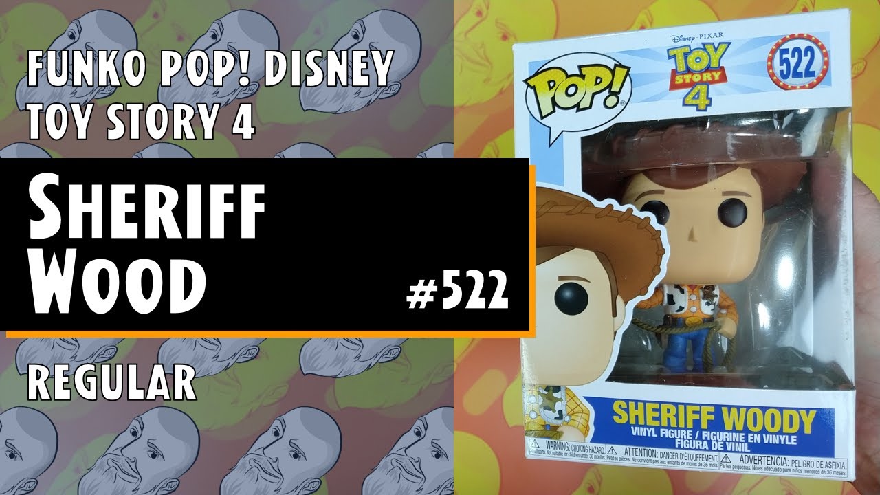 Disney Toy Story 4 - Sheriff Woody #522 - Funko Pop! Vinyl Figure