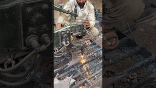 Ring Cutting Process using an automatic oxy-fuel cutting machine to cut a circular ring #industrial