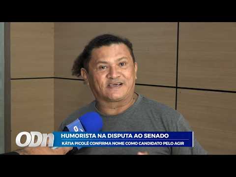Humorista na disputa ao senado: Kátia Picolé confirma nome como candidato pelo AGIR 29 04 2026