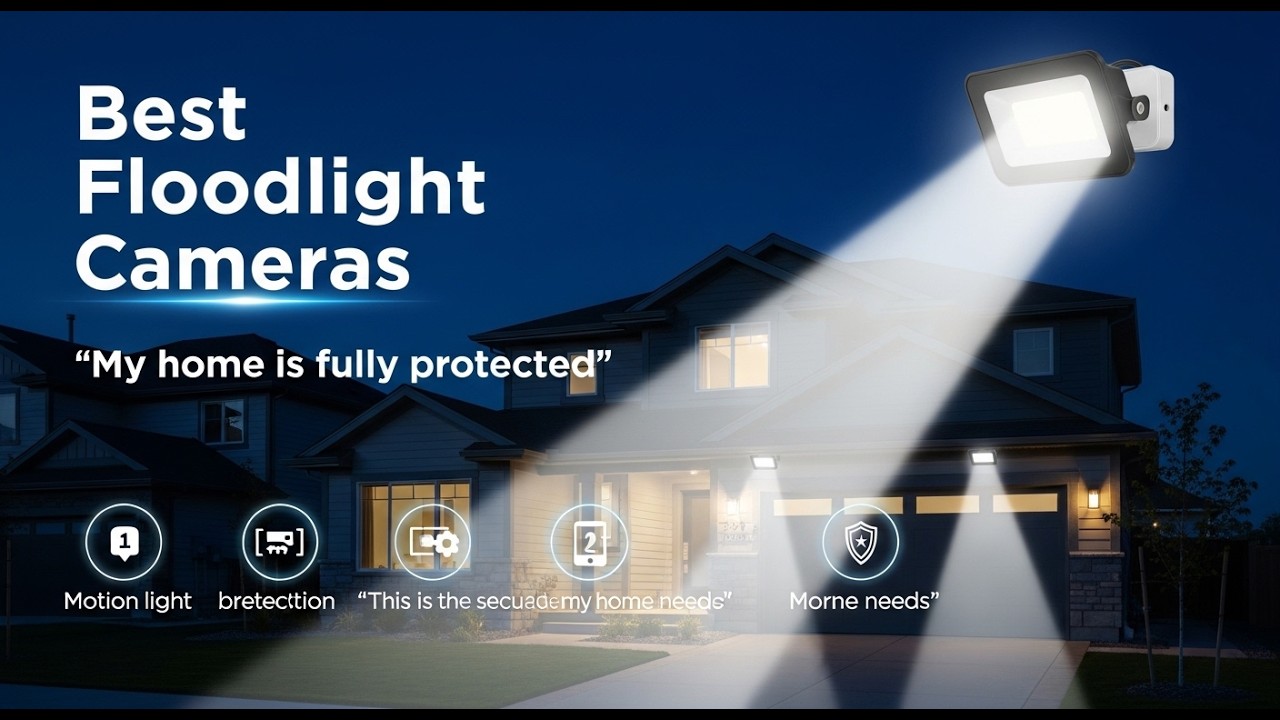 TOP 5 Best Floodlight For  Cameras 2026 || Brightest Floodlight Camera Ever Tested 💡 ||