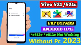 Vivo Y21 FRP Bypass Without Computer Android 12 | Vivo Y21 Google Account Remove Without Pc 2023