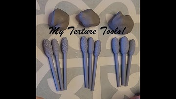 My New Polymer Clay Texture Tools!