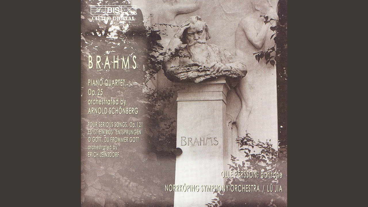 4 Ernste Gesänge (4 Serious Songs), Op. 121: III. O Tod, wie bitter bist du [arr. E. Leinsdorf...