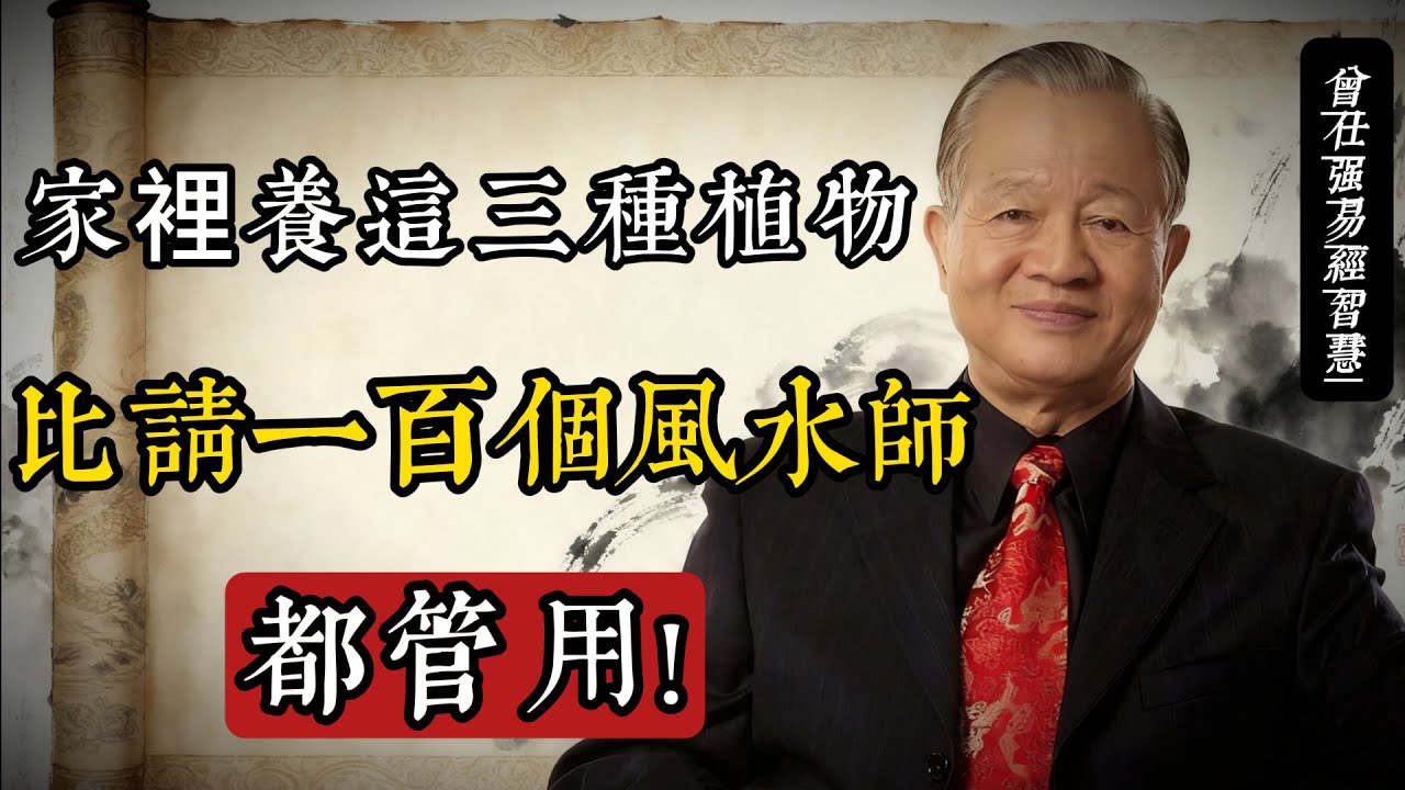 家裡養這三種植物，比請一百個風水師都管用｜曾仕強#曾仕強 #易經智慧 #家宅風水 #國學 #家道 #萬年青 #蘭花 #富貴竹 #東方生活美學 #家風