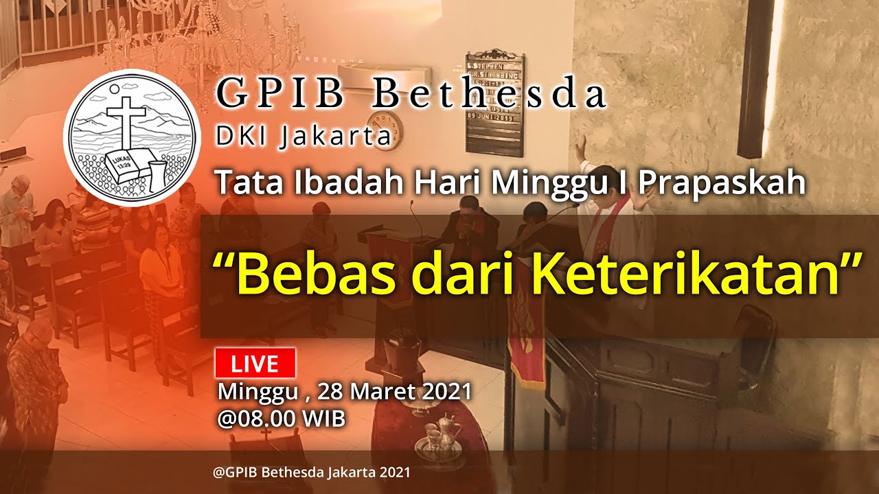 Ibadah Hari Minggu I Prapaskah (28 Maret 2021)