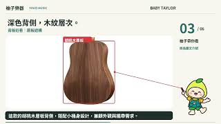 Baby Taylor BT1 旅行木吉他｜小巧桶身・雲杉單板｜編號1000104｜柚子樂器