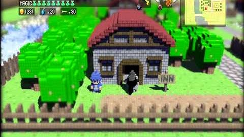 3D Dot Game Heroes - Holy Sword and Anchor Rod