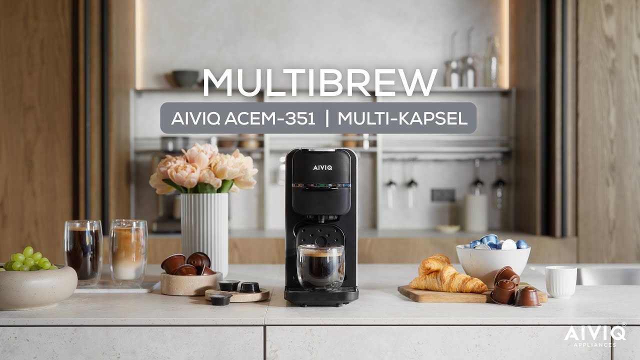 MultiBrew - Multi-Kapsel Kaffemaskine - ACEM-351 (Dansk) - YouTube
