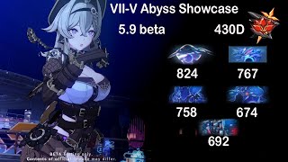 S0 Vill-V Abyss Showcase : Ex RL (430D) : Honkai Impact 5.9 beta