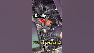 Customer states her motor has a ticking noise after oil leak fixed.