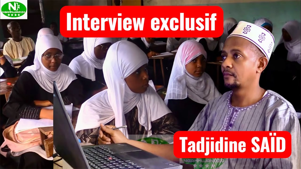 Entretien exclusif avec le Directeur de l’école Franco-arabe - Madrassat Noor, M. Tadjidine SAÏD 