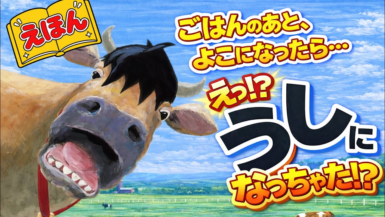 Picture Book] 🐮Huh?! I've turned into a cow?!🐮 Picture book