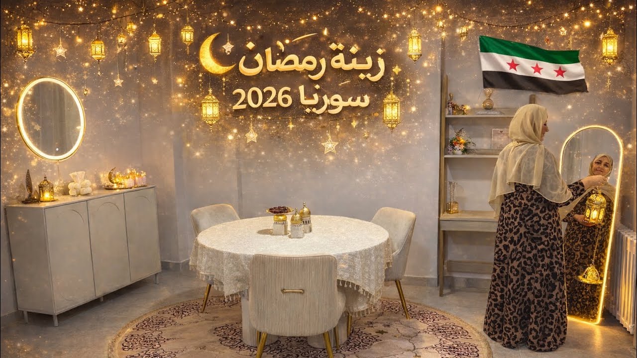زينة رمضان 2026 في سوريا 🌙 أجواء وتحضيرات رمضان في الأسواق وفي البيت 🎊