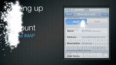 Setting up IMAP mail in iOS for iPad, iPhone, and iPod Touch