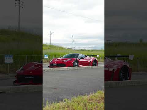 LB-Silhouette Ferrari 458 ITALIA Deep red #libertywalk #ferrari #458
