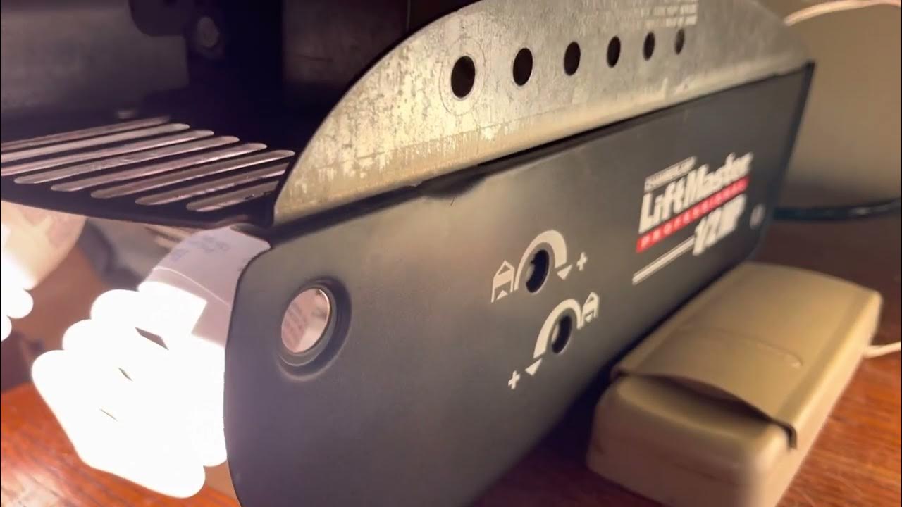 Liftmaster 3220 after lubrication YouTube