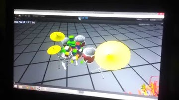 Kinect v2 Unity Drum Training with body