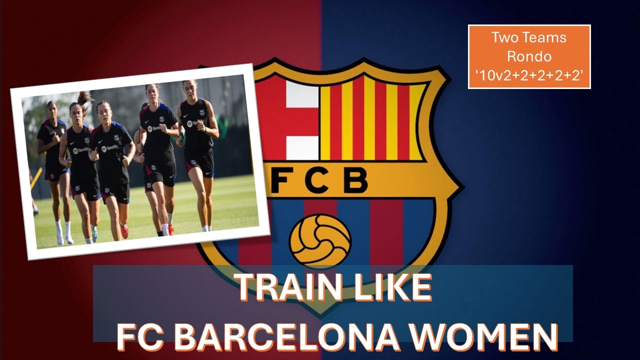 Two Teams Rondo '10v2+2+2+2+2'   FC Barcelona Women's 2025   Pere Romeu