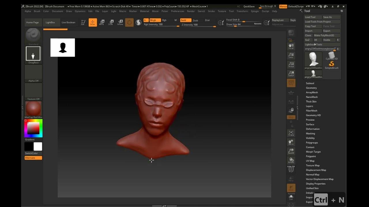 zbrush cant edit object