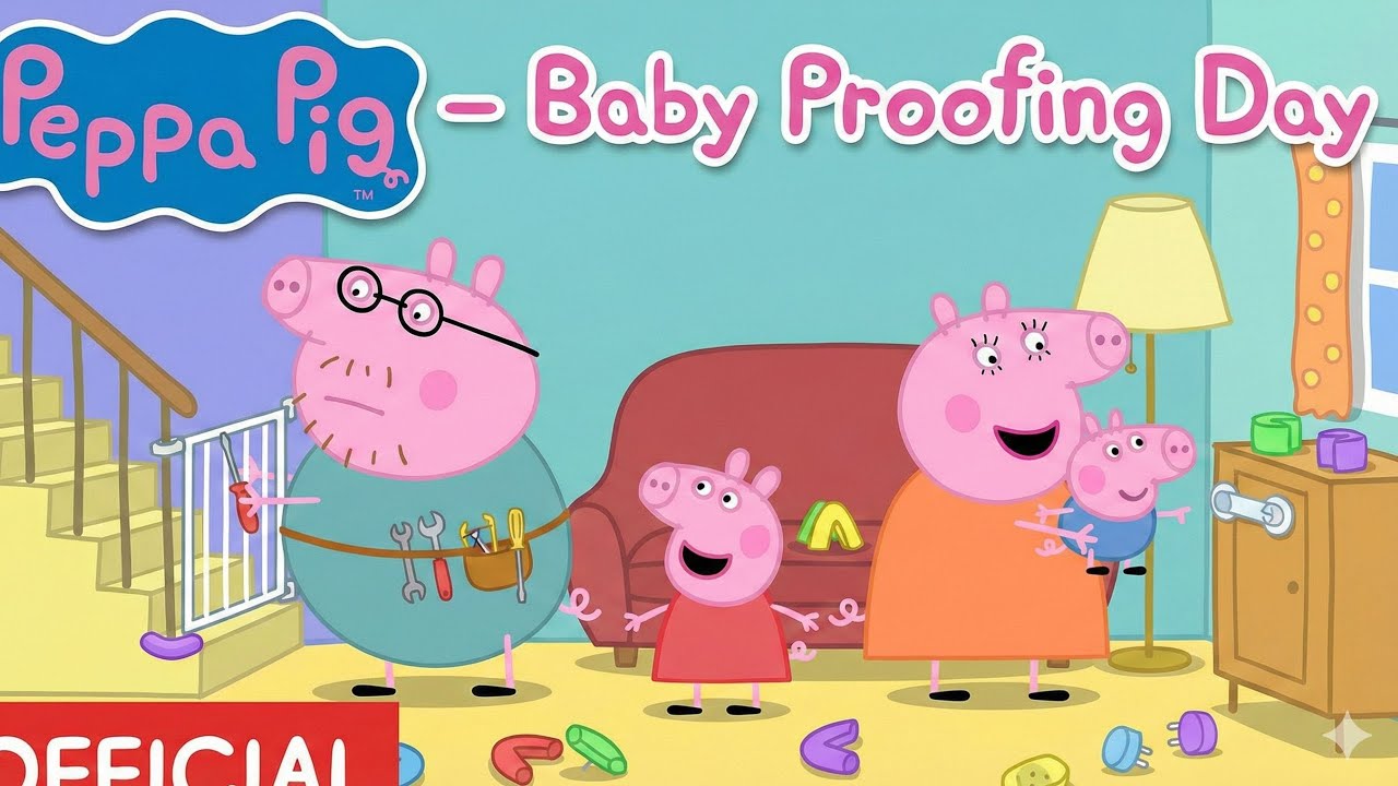 Peppa Pig – Baby Proofing Day | 🏡 Baby-Proofing the NEW HOUSE ⚠️ BRAND NEW Peppa Pig Episodes