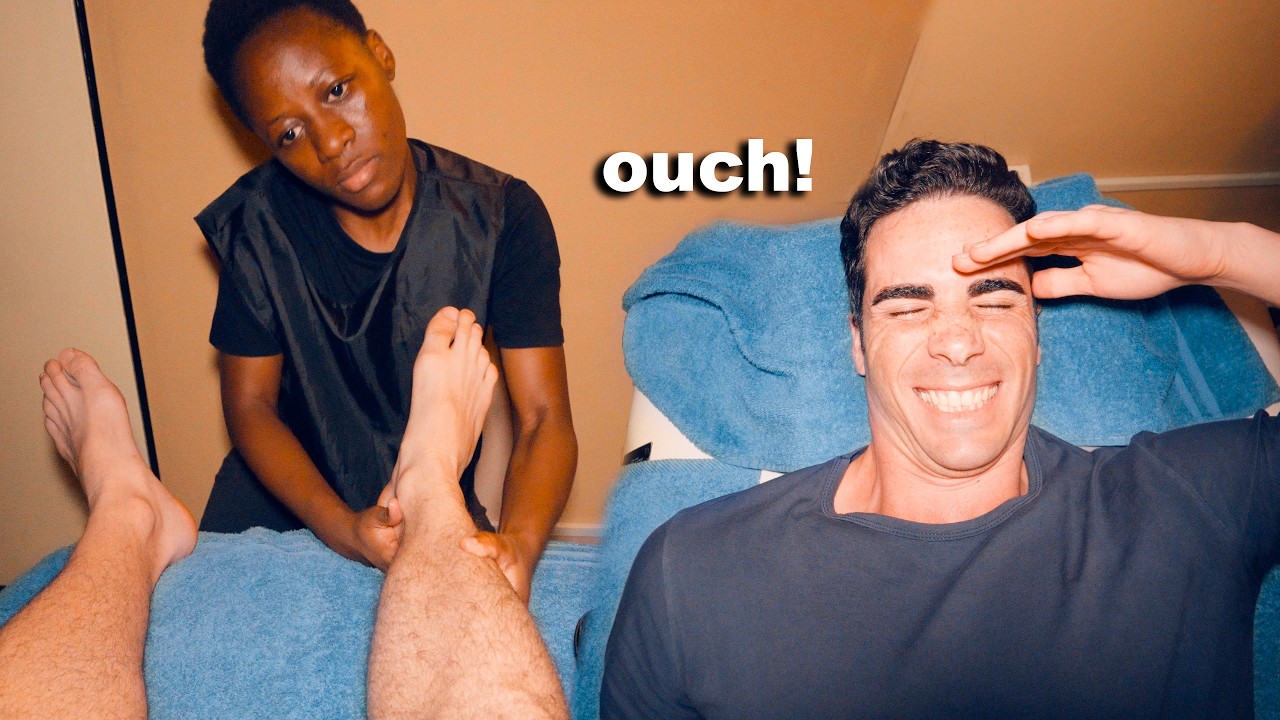 ASMR: Южноафриканский рефлексологический массаж стоп, который заставил меня уснуть!