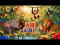 ABC Alphabet Animals for Kids | Learn Animal Names | Little Ducklings Academy