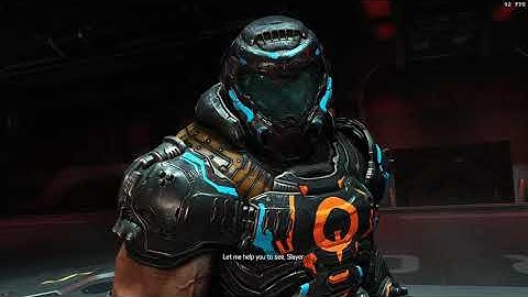 Ultra fast showcase of new QuakeCone 2021 Slayer Skin - Doom Eternal Ray Tracing