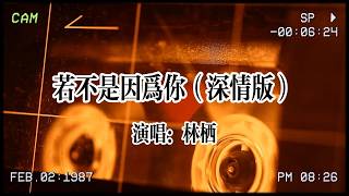 【华语金曲】林栖《若不是因為你（深情版）》：若不是因為你我依然在風雨裏，飄來蕩去我早已經放棄💔 #华语金曲 #华语流行 #若不是因为你 #林栖