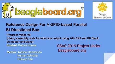 6.GSoC-19 Beagleboard progress video#5