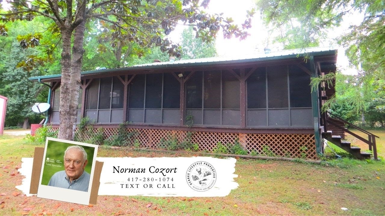 RIVERFRONT LOG HOME IN MAMMOTH SPRINGS, ARKANSAS YouTube