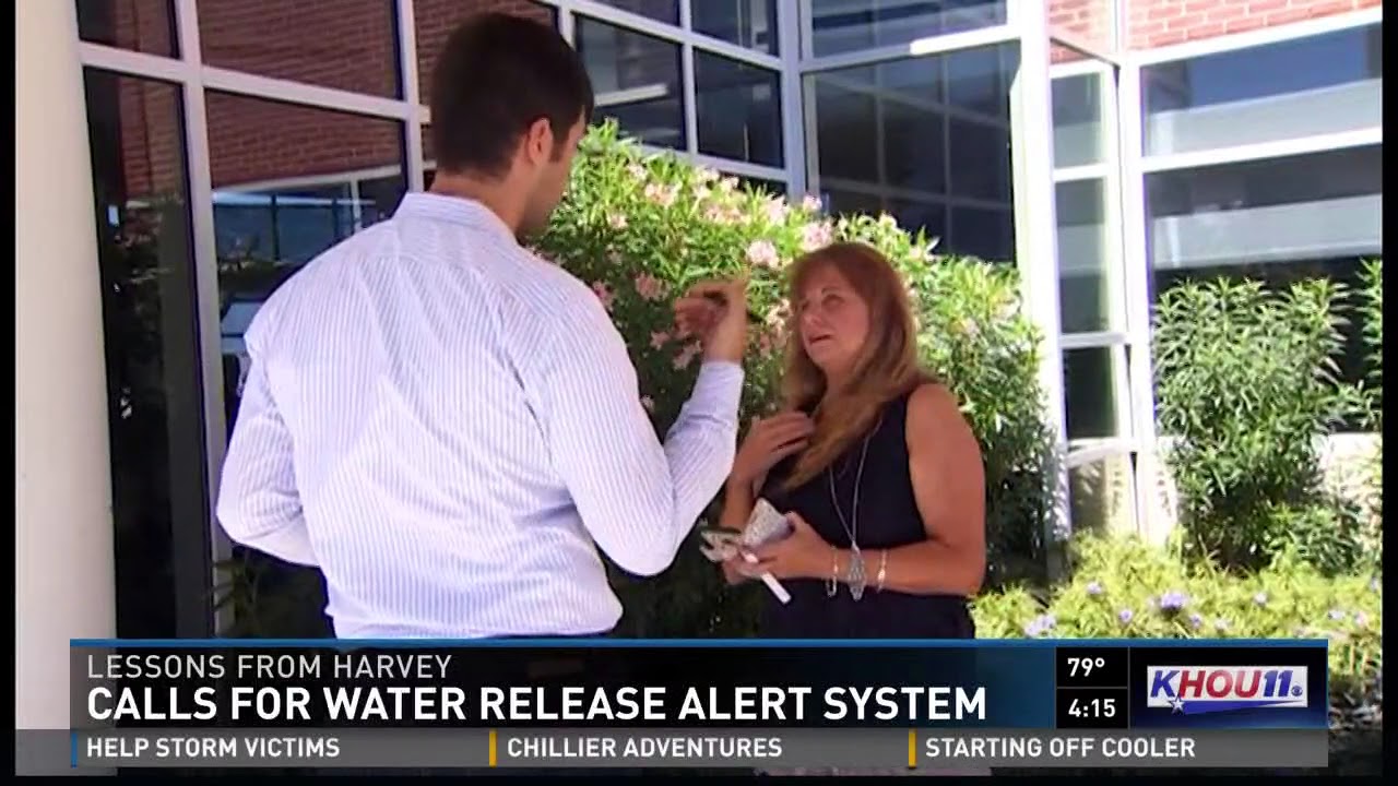 Harvey's Aftermath: Calls for water release alert system