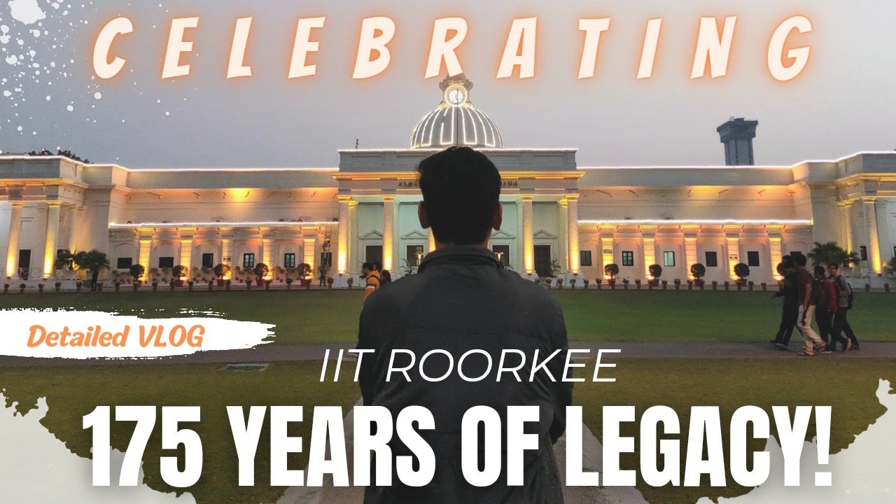 Drone Show at IIT ROORKEE | कवि सम्मेलन | It's A LEGACY of 175 YEARS 💥 ...