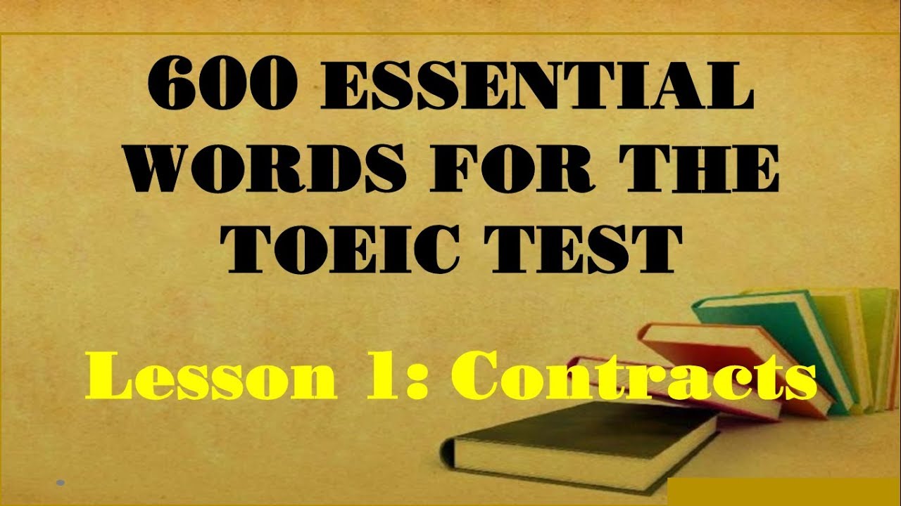 T V ng Ti ng Anh Luy n Thi Toeic 600 Essential Words For The Toiec T v ng ti ng anh luy n thi toeic 600 essential words for the toiec