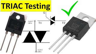 Learn how to test TRIAC with a multimeter, what is TRIAC & how TRIAC works