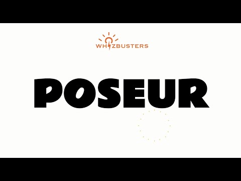 POSEUR Meaning with Examples in Sentences | GRE GMAT LSAT SAT