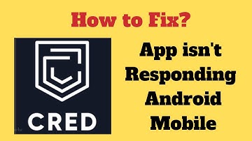 How to Fix Cred App isn