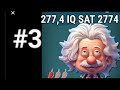 Halonator Studio 277 IQ SAT 2774 #3 - Watch IQ VS EQ #shorts #iqtest | pescapps einstein alzheimer.