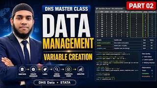 STATA Data Management Master Class | Create Variables & Complete Case Analysis | Part 02