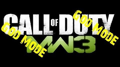 Mw3 God Mode Classes Ps3 Read Discription