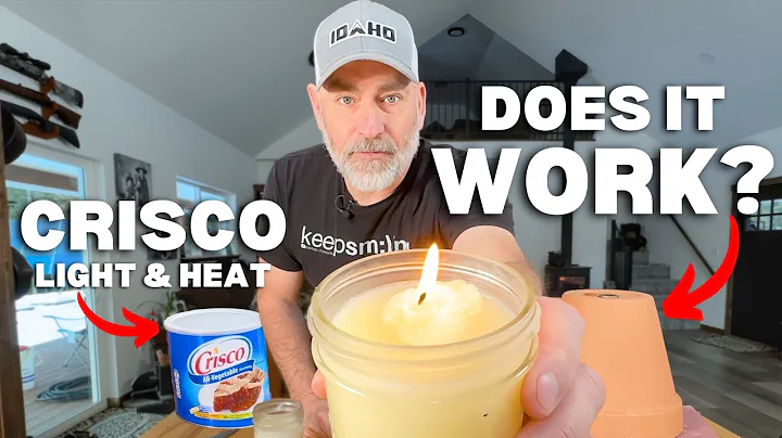 The TRUTH About Crisco Candle Emergency Heat & Light