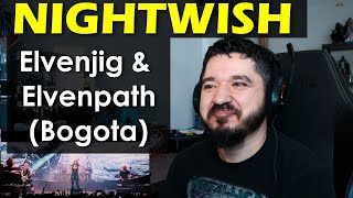 Nightwish - Elvenjig & Elvenpath Live Bogota First Time Reaction To Elvenjig And Elvenpath