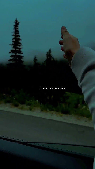 Main aah bharu tu haye kare -ishq song❤️| Aesthetic lyrics Status🍂#shorts