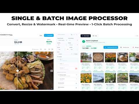 All-in-One Image Processor: Convert, Resize, Compress & Watermark