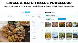 All-in-One Image Processor: Convert, Resize, Compress & Watermark