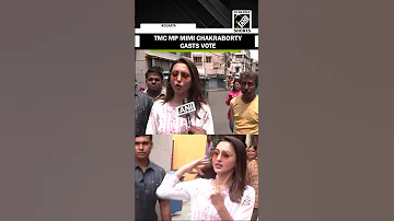 Actor Turned Politician TMC MP Mimi Chakraborty Casts Vote In Kolkata Lok Sabha Elections Phase 7 