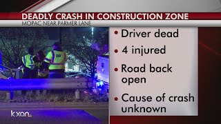 Construction zone crash on MoPac